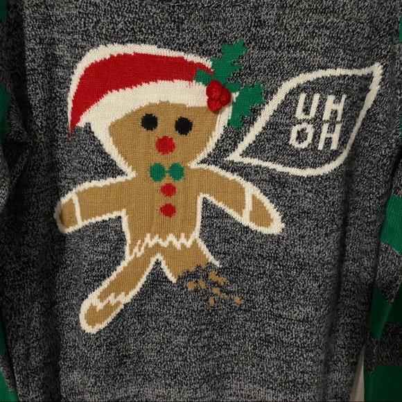 GINGERBREAD MAN XMAS SWEATER - Picture 3 of 5